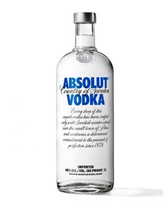 Absolut Blue Vodka 1L