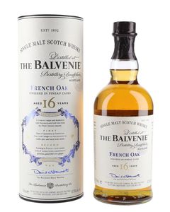 Balvenie 16YO French Oak Pineau Cask Single Malt Whisky 0.7L