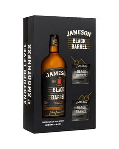 Jameson Whisky Black Barrel 0.7L + 2 Pahare