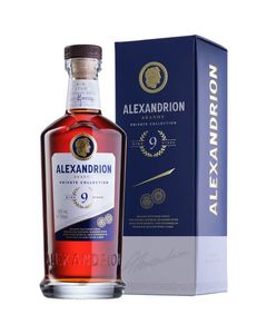 Alexandrion Brandy 9 Stele Cutie Cadou 0.7L