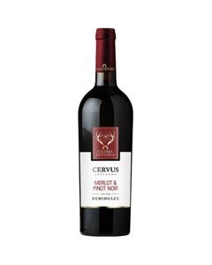 Crama Ceptura Vin Rosu Demidulce Cervus Cepturum Merlot & Pinot Noir 0.75L