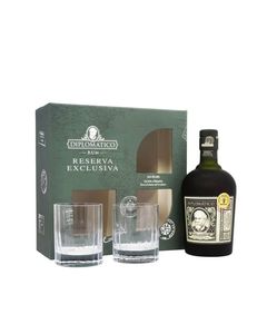 Diplomatico Reserva Exclusiva Rom 2 Pahare 0.7L 
