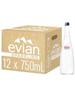 Evian apa minerala sparkling sticla 12 Bucati X 750 ML