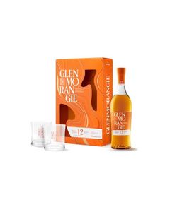 Glenmorangie Single Malt Whisky 12YO + 2 Pahare 0.7L