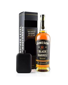 Jameson Irish Whisky Black Barrel + Flask 0.75L