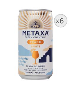 Metaxa Peach Spritz RTD 6 Bucati X 0.25L