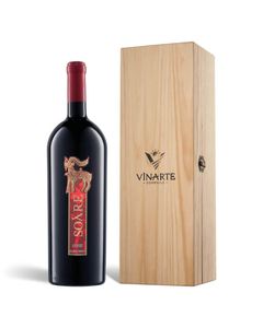 Vinarte Prince Mircea Vin Rosu Cabernet Sauvignon Magnum Cutie de lemn 1.5L 