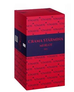 Vinarte Starmina Vin Rosu Sec Merlot BIB 10L