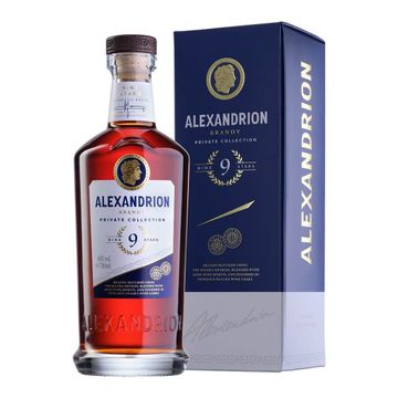 Alexandrion Brandy 9 Stele Cutie Cadou 0.7L