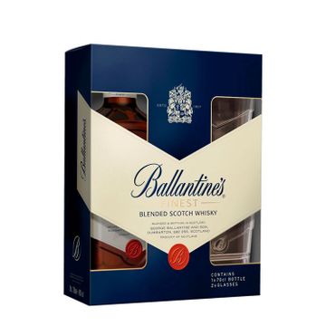 Ballantines Whisky 0.7L 2 Pahare