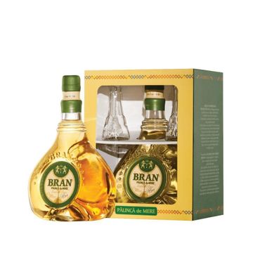 Bran Palinca Mere 0.7L + 2 Toiuri 