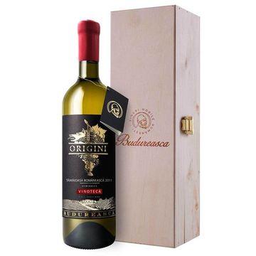 Budureasca Vin Alb Demidulce Origini Vinoteca Tamaioasa Romaneasca 0.75L