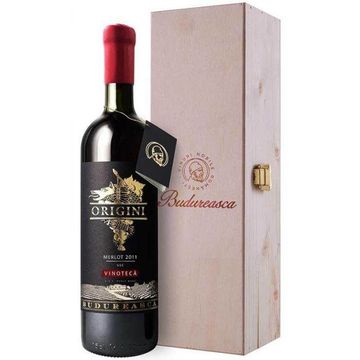 Budureasca Vin Rosu Sec Origini Vinoteca Merlot 0.75L