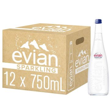 Evian apa minerala sparkling sticla 12 Bucati X 750 ML