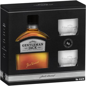 Gentleman Jack Whisky 0.7L 2 Pahare   