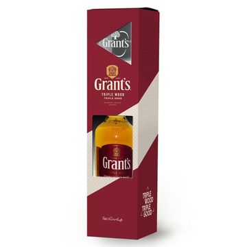 Grant's Whisky Triple Wood 0.5L + 1 Pahar