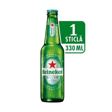 Heineken Silver bere 0.33L X 6 bucati