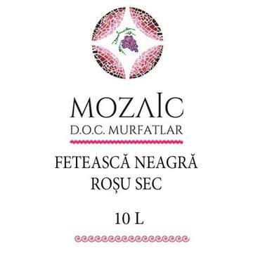Jidvei Vin Rosu Sec Mozaic Feteasca Neagra BIB 10L
