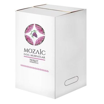 Jidvei Vin Rosu Demidulce Mozaic Merlot BIB 10L