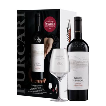 Purcari Negru de Purcari Vintage Vin Rosu Pahar + Accesoriu Profesional 0.75L