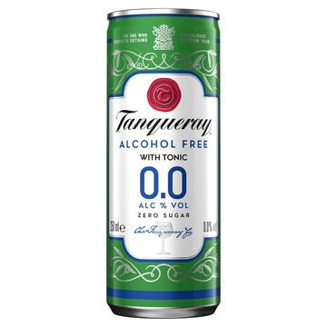 Tanqueray Gin Tonic 0% 4 Bucati X 0.25L 