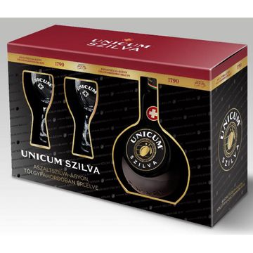 Unicum Szilva Lichior 0.7L 2 Pahare