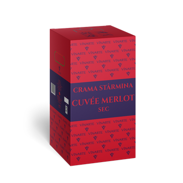 Vinarte Starmina Vin Rosu Sec Merlot BIB 10L