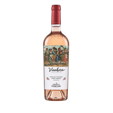 Purcari Vinohora Vin Rosé Fetească Neagră & Pinot Grigio 0.75L