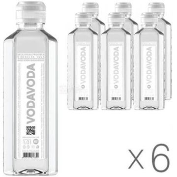 Vodavoda Minerala Naturala Plata PET Sports Cap 6 Bucati X 1L