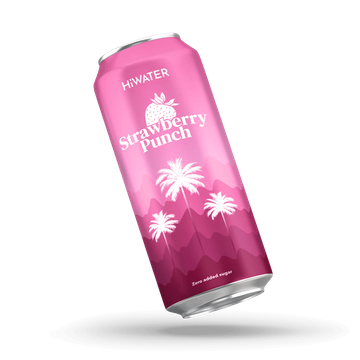  HIWATER Apa de Cocos Strawberry Punch 12 Bucati X 0.32 L