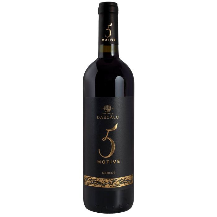 Domeniile Dascalu 5 Motive Vin Roșu Merlot 0.75L
