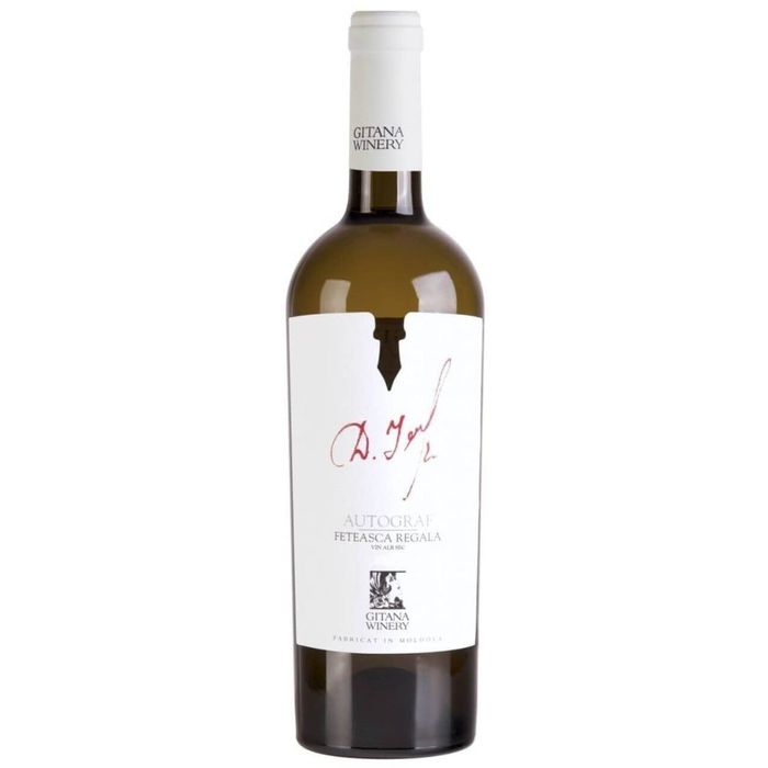 Gitana Vin Alb Autograf Feteasca Regala 0.75L