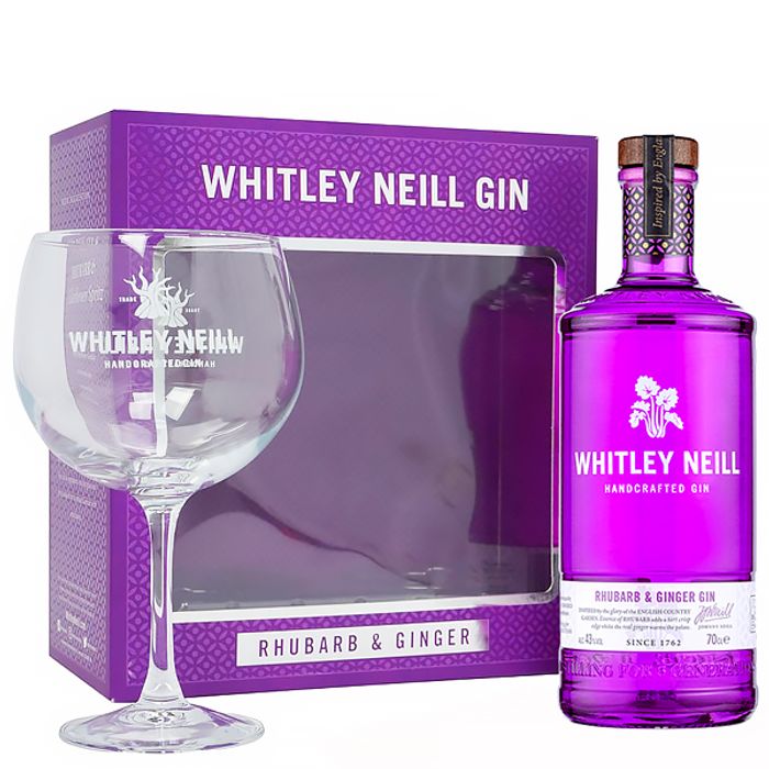 Whitley Neill Gin Rhubarb & Ginger 0.7L 1 Pahar