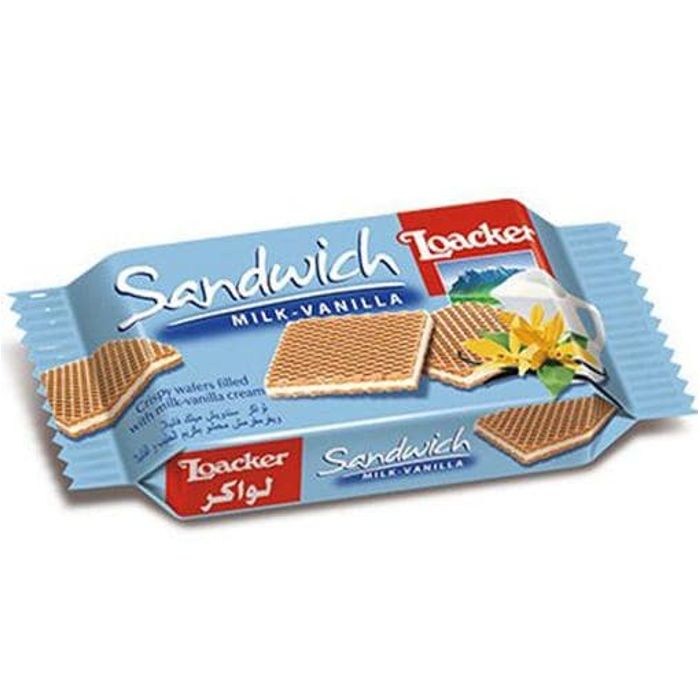 Loacker sandwich lapte vanilie 25 gr