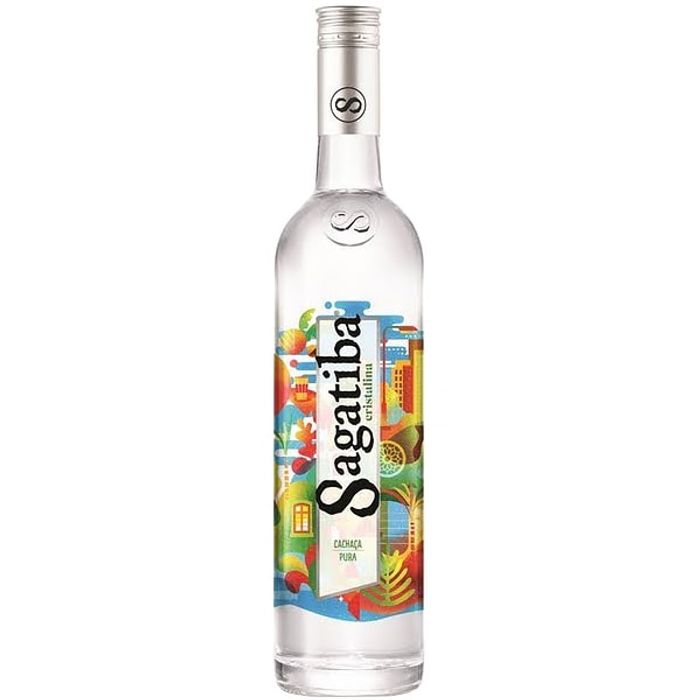 Sagatiba Cristalina Pura Cachaca 0.7L