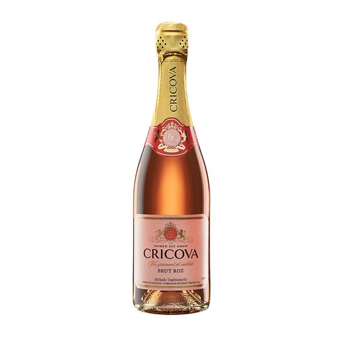 Cricova Vin Spumant Clasic Rose Brut 0.75L