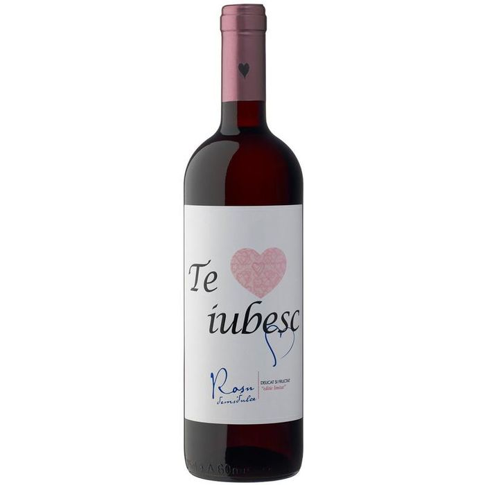 Cramele Recas Te Iubesc Vin Rosu Demidulce 0.75L