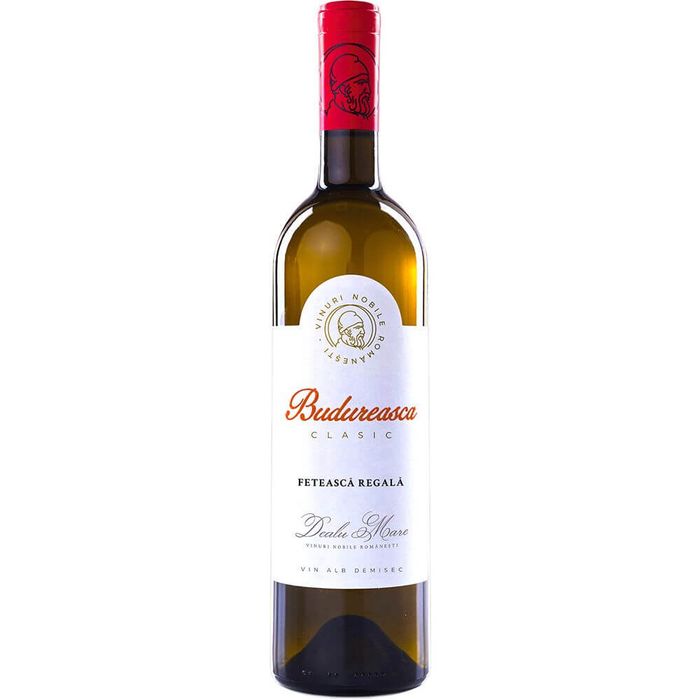 Budureasca Vin Alb Clasic Feteasca Regala 0.75L