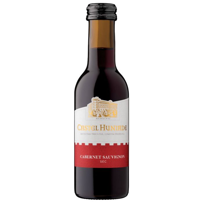 Cramele Recas Vin Rosu Castel Huniade Cabernet Sauvignon 187ML