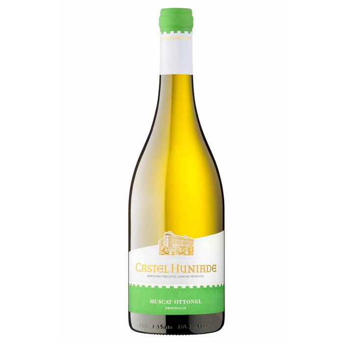 Cramele Recas Castel Huniade Vin Alb Muscat Ottonel 0.75L