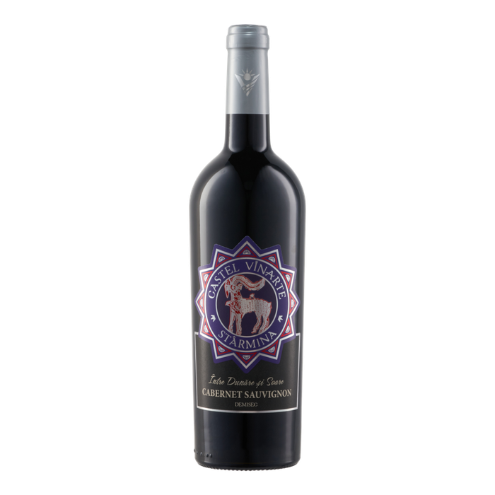 Vinarte Castel Stârmina Vin Rosu Cabernet Sauvignon Demi Sec 0.75L