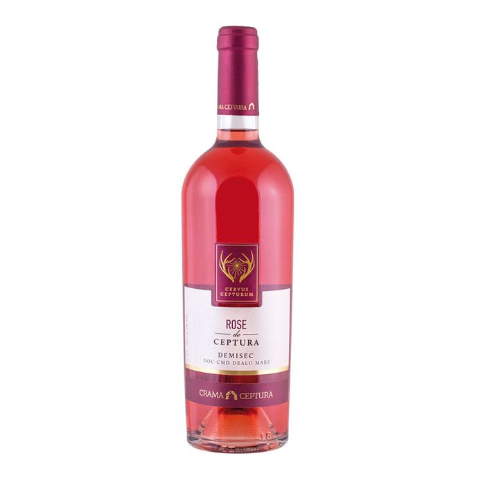 Crama Ceptura Vin Rose Demi Sec Cervus Cepturum 0.75L