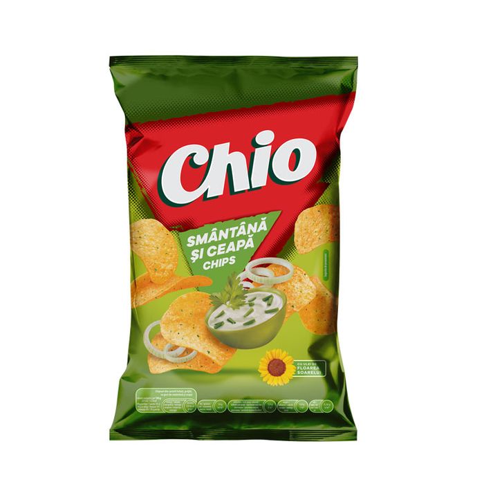 Chio Chips Smantana&Ceapa 4 Bucati X 125GR