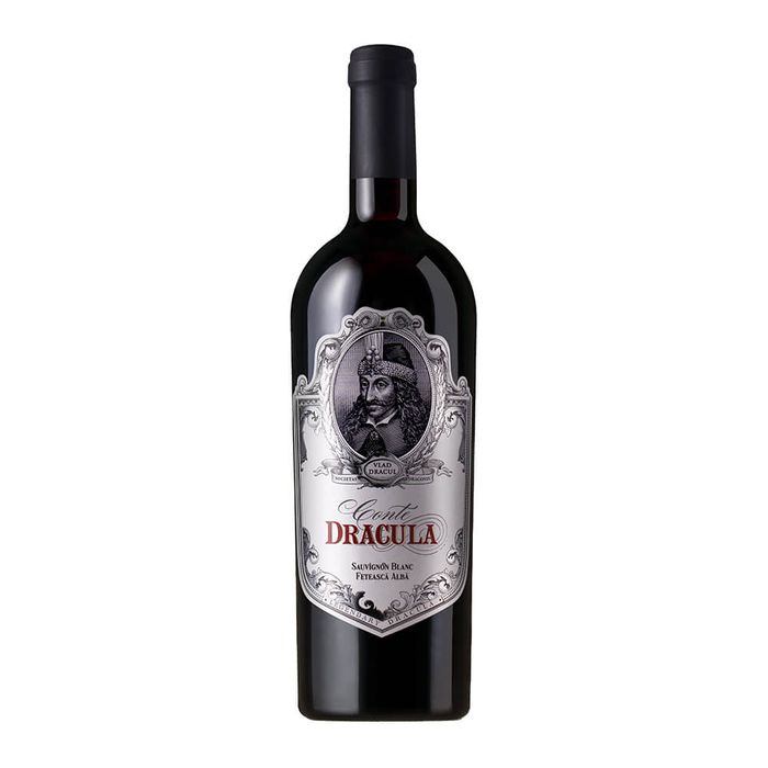 Conte Dracula Vin Alb Sauvignon Blanc & Feteasca Alba 0.75L