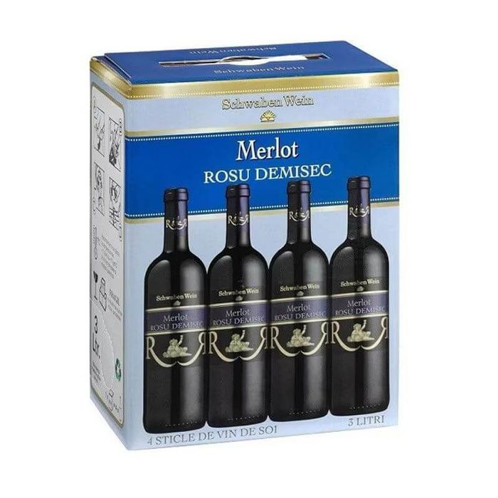 Cramele Recas Vin Rosu Merlot BIB 3L