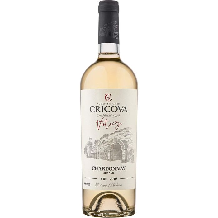 Cricova Vin Alb Vintage Chardonnay 0.75L