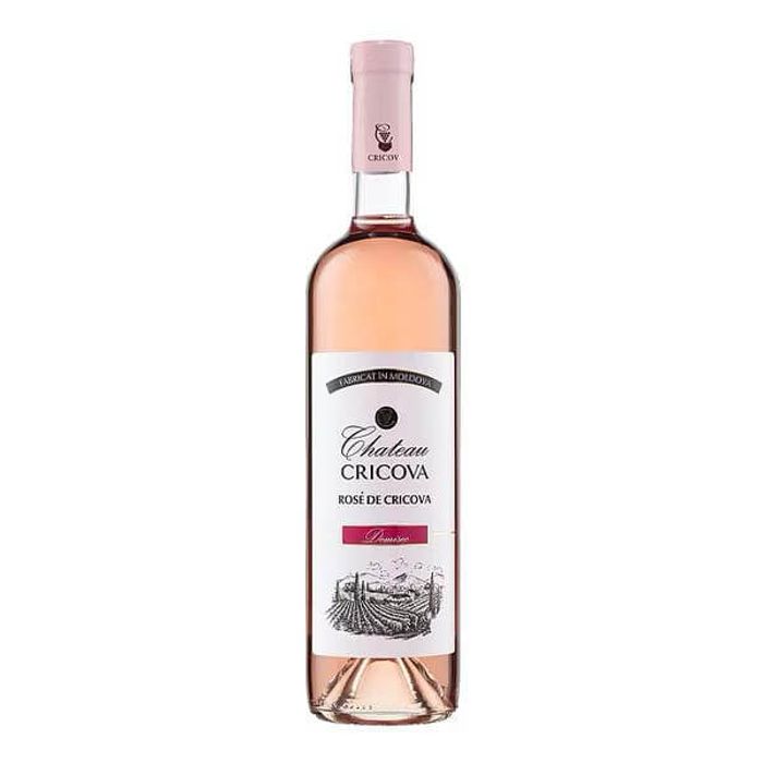 Cricova Vin Rose Demisec Chateau 0.75L