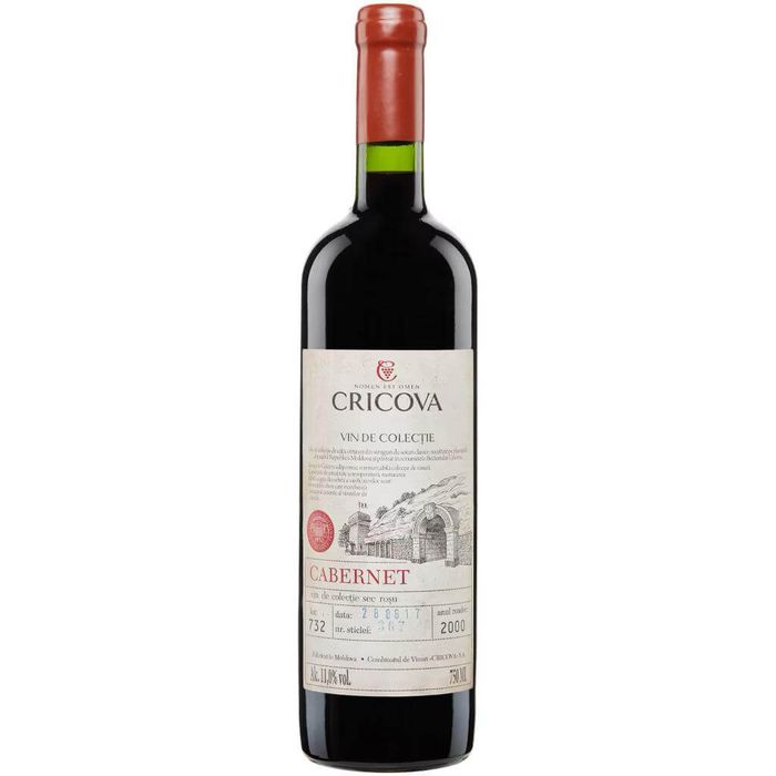 Cricova Vin Rosu Sec De Colectie Cabernet Sauvignon 2000 0.75L