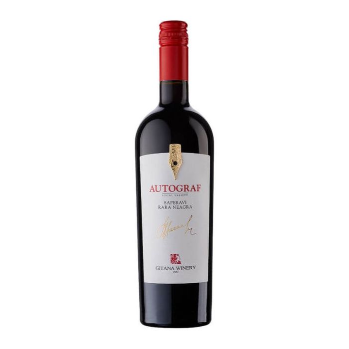Gitana Vin Rosu Autograf Saperavi Rara Neagra 0.75L