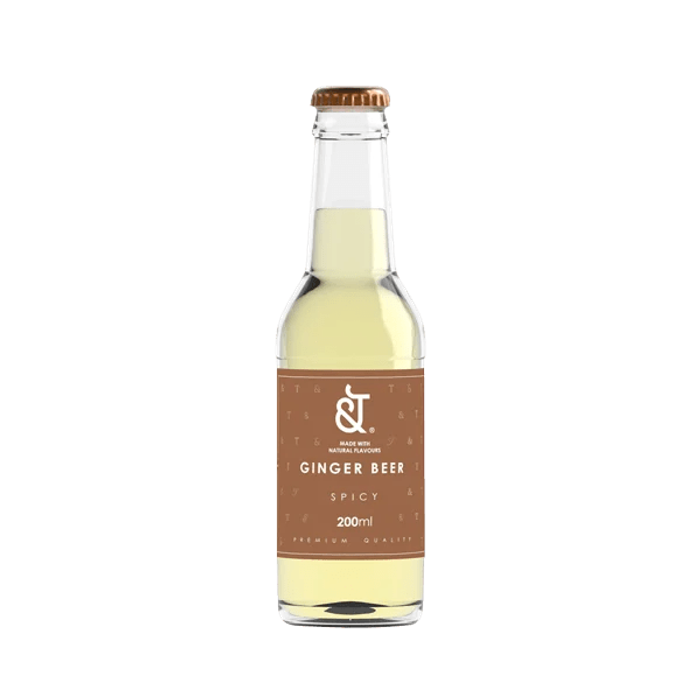 &T Spicy Ginger Beer Soft Drink 4 Bucati X 0.2L